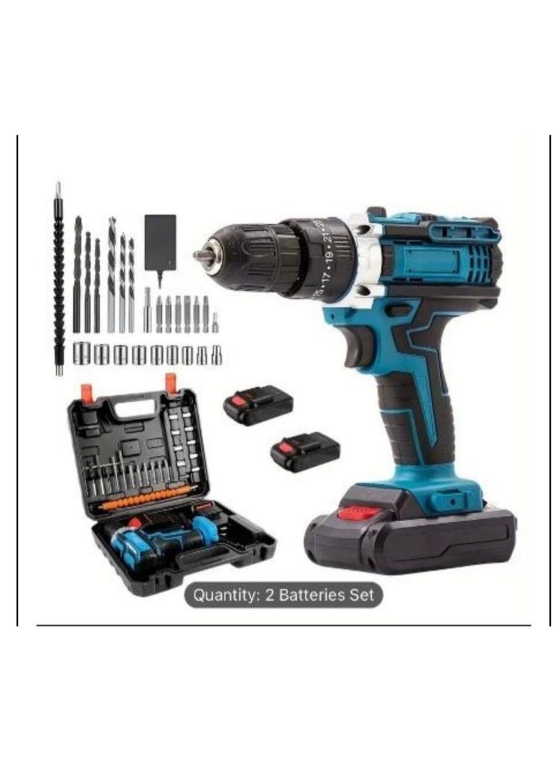 21V Lithium Battery Cordless Impact Drill – Variable Speed – Makita Compatible – Professional Performance - Image 3